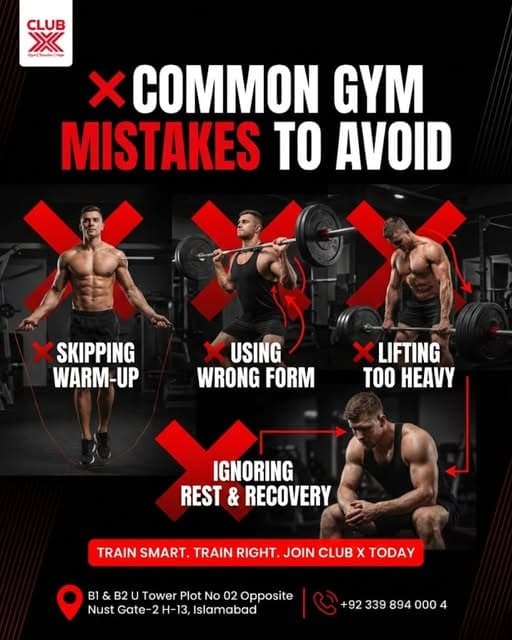 Common gym mistakes to avoid