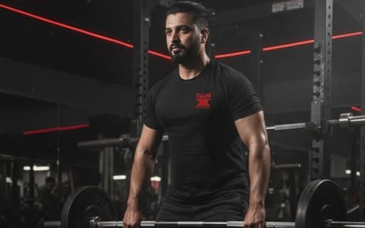 Deadlift on the Club X gym floor